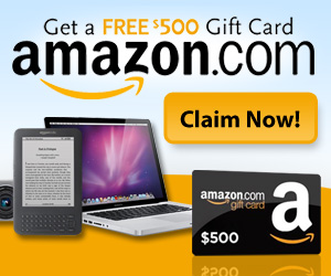 Free amazon gift card - this is a scam.