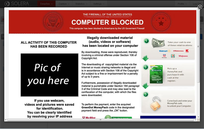 ransomware screenshot